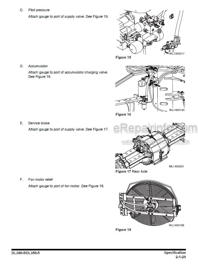 Photo 3 - Doosan DL300-5 DL350-5 Shop Manual Wheel Loader 950106-01256E