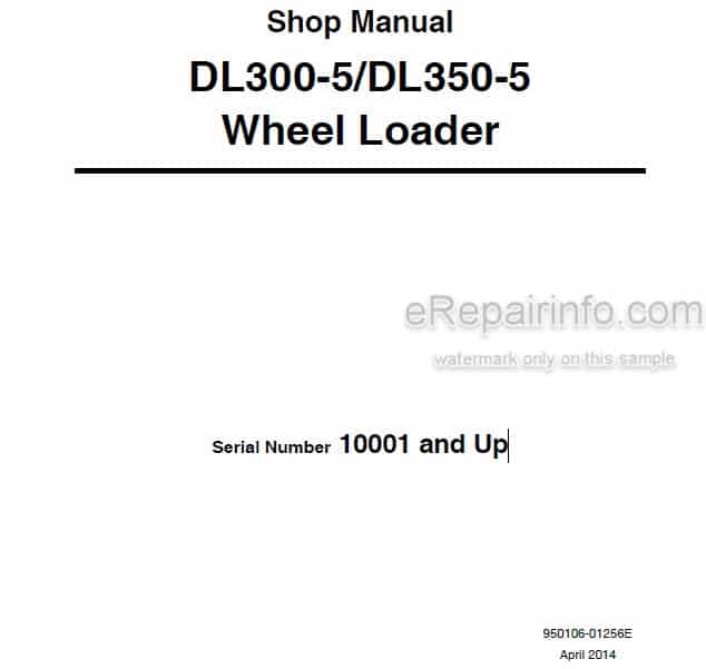 Photo 5 - Doosan DL350-5 DL350-5 Shop Manual Wheel Loader 950106-01256E