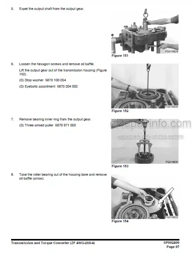 Photo 1 - Doosan DL420-3 Shop Manual Wheel Loader 950106-00437E