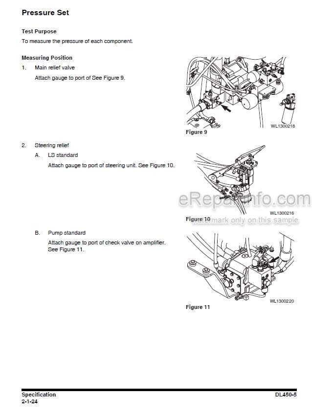 Photo 3 - Doosan DL450-5 Shop Manual Wheel Loader 950106-01243E