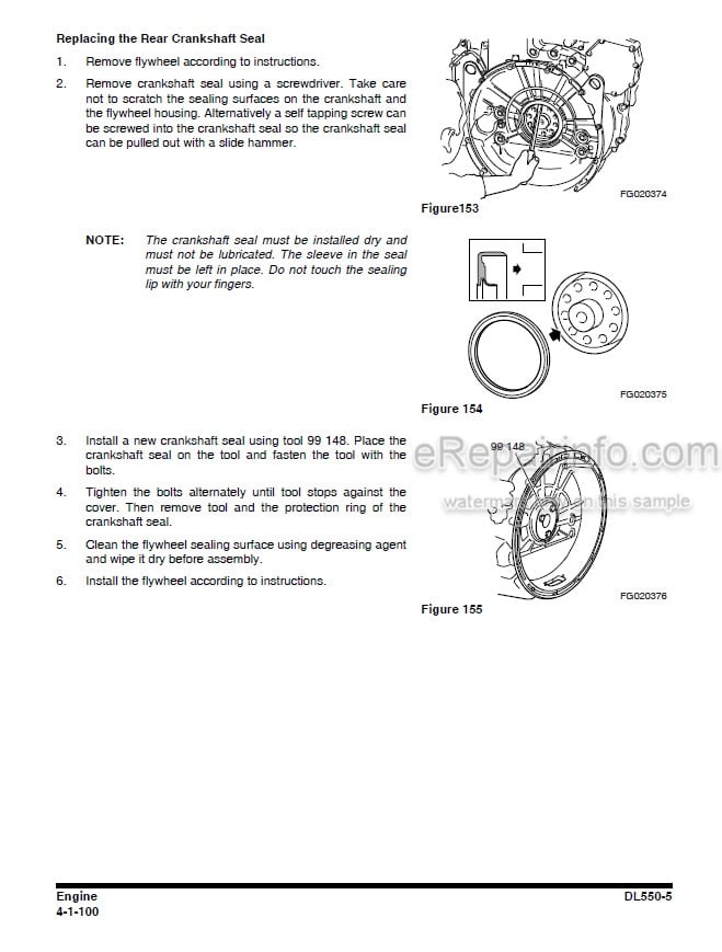 Photo 3 - Doosan DL550-5 Shop Manual Wheel Loader 950106-01246E