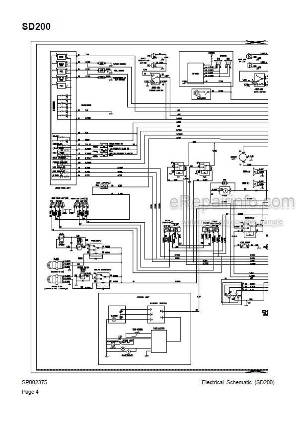 Photo 3 - Doosan SD200 Shop Manual Wheel Loader 950106-00444