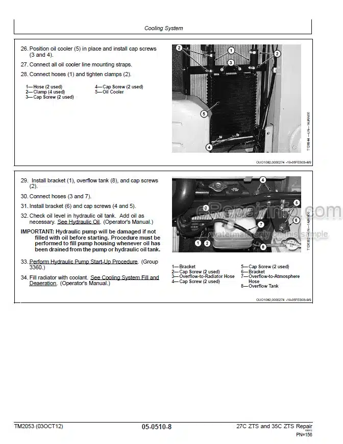 Photo 7 - John Deere XUV 825I S4 Gator Technical Manual Utility Vehicle TM121519