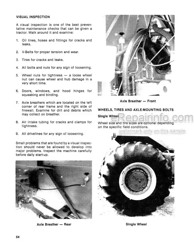 Photo 7 - Versatile 935 Operators Manual Tractor