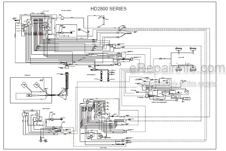 Photo 6 - ASV 2800 2810 Posi Track Operators Service Parts Manual Loader 0308-382