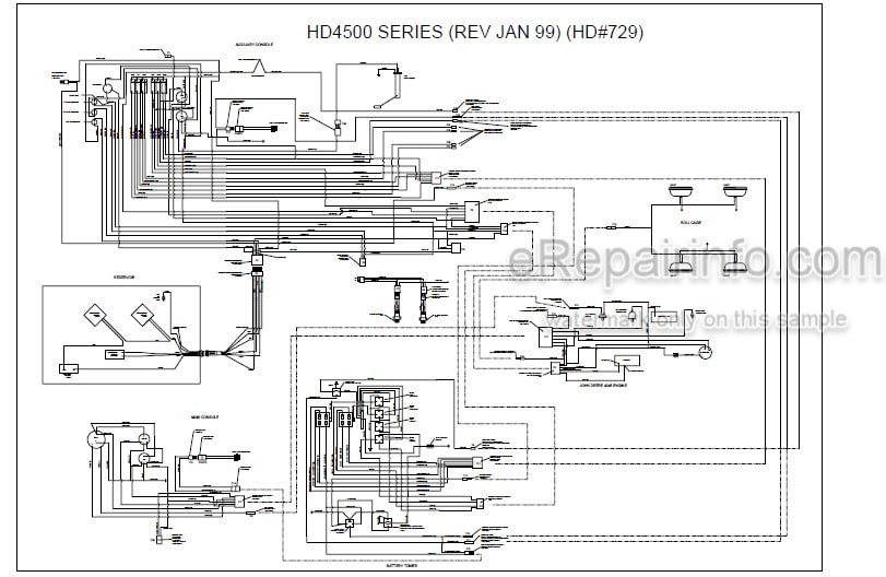 Photo 6 - ASV HD4500 HD4520 Posi Track Operator Service Parts Manual Loader 0401-707