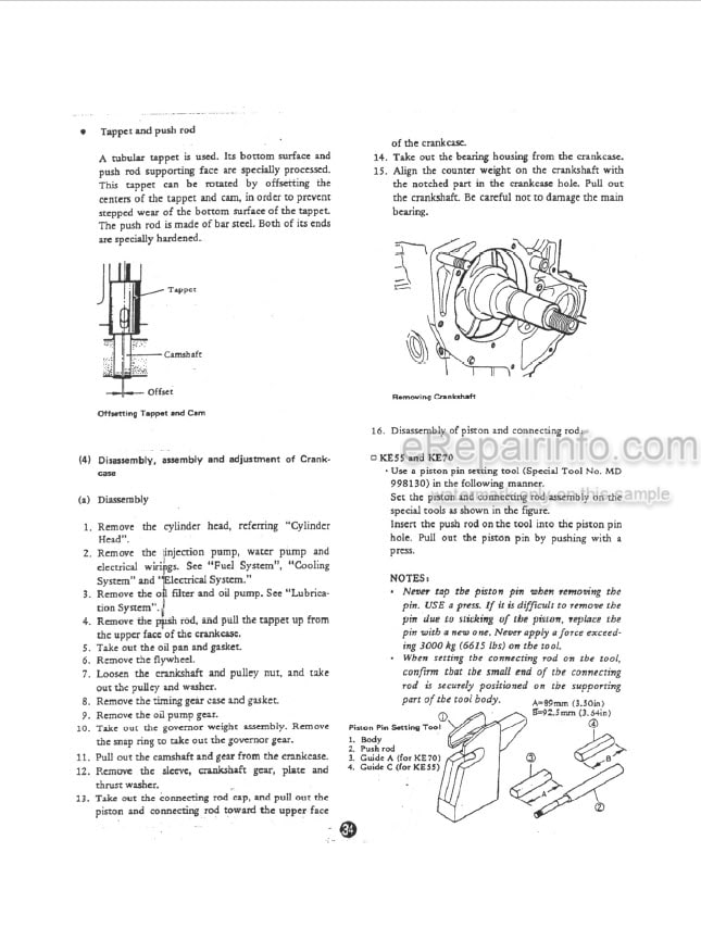 Photo 3 - Bolens Iseki TX100 TX1000F TX1300F TX1500 TX1500F G152 G154 G172 G174 Service Manual Tractor