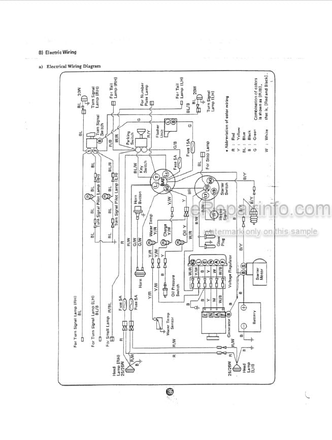 Photo 6 - Bolens Iseki TX100 TX1000F TX1300F TX1500 TX1500F G152 G154 G172 G174 Service Manual Tractor