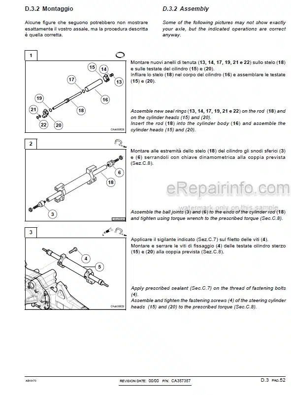 Photo 5 - Carraro 20.26 20.26FR Repair Manual Front Axle AB10173