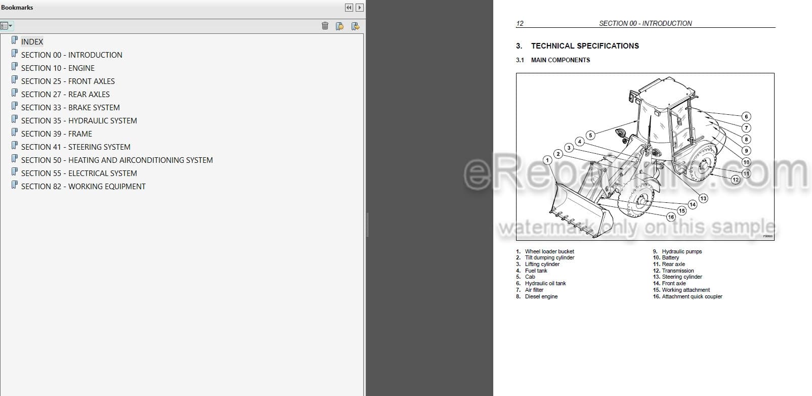 Photo 4 - Case 21E 121E 221E 321E Series 3 Service Manual Compact Wheel Loader 87734640C
