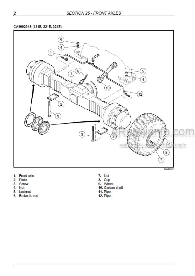 Photo 3 - Case 21E 121E 221E 321E Series 3 Service Manual Compact Wheel Loader 87734640C