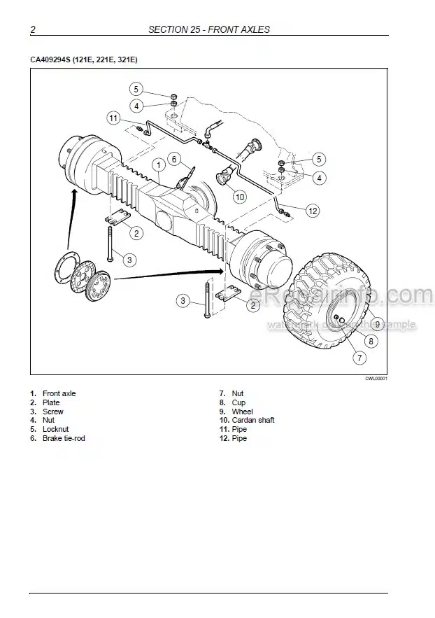 Photo 3 - Case 21E 121E 221E 321E Series 3 Service Manual Compact Wheel Loader 87734640C