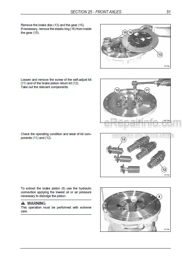 Photo 4 - Case 21E 121E 221E 321E Series 3 Service Manual Compact Wheel Loader 87734640C