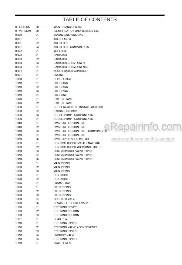 Photo 4 - Case WX145 Tier 3 Parts Catalog Wheel Excavator