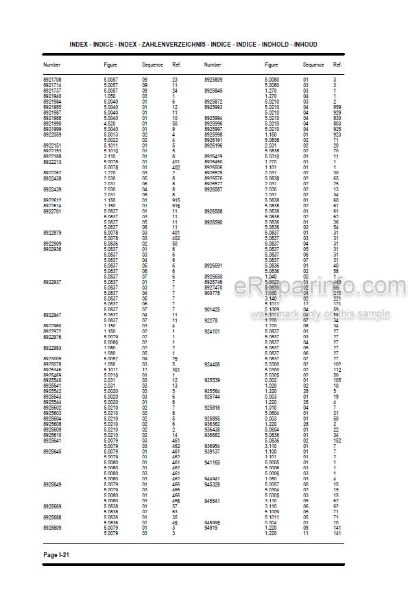 Photo 5 - Case WX145 Tier 3 Parts Catalog Wheel Excavator