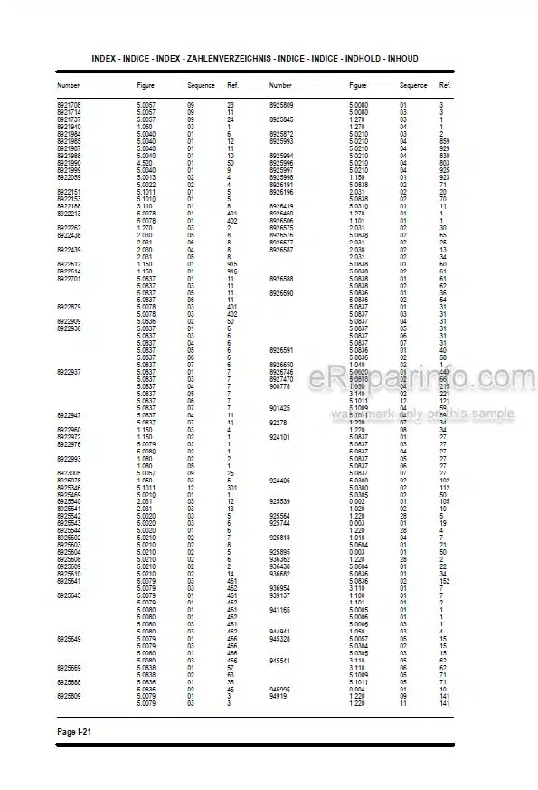 Photo 5 - Case WX145 Tier 3 Parts Catalog Wheel Excavator
