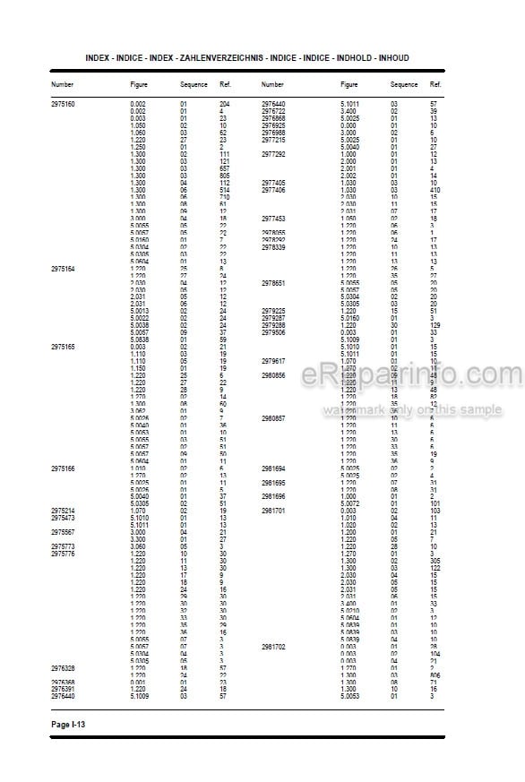 Photo 5 - Case WX165 Tier 3 Parts Catalog Wheel Excavator