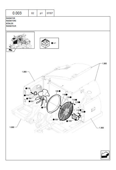 Photo 7 - Case WX165 Tier 3 Parts Catalog Wheel Excavator