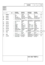 Photo 5 - Case WX185 Tier 3 Parts Catalog Wheel Excavator