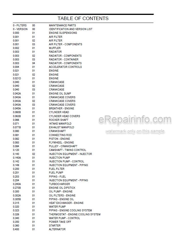 Photo 4 - Case WX210 Tier 3 Parts Catalog Wheel Excavator