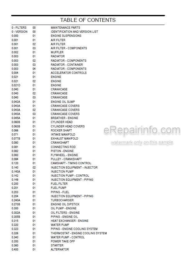 Photo 4 - Case WX240 Tier 3 Parts Catalog Wheel Excavator