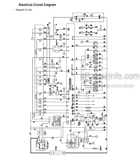 Photo 6 - Clark C15-33 C15-35 D L G C15-32C L G Service Manual Forklift SM661