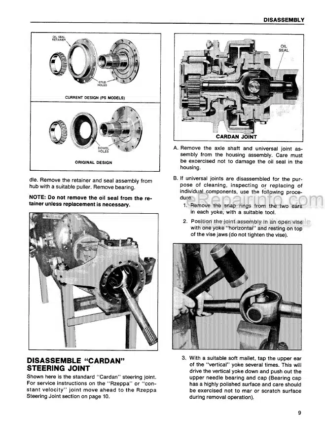 Photo 8 - Clark C500 Y950CH Service Manual Forklift SM580