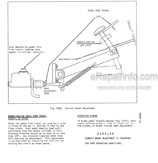 Photo 6 - Clark C500 355 Maintenance And Adjustment Manual Forklift 1023-Z