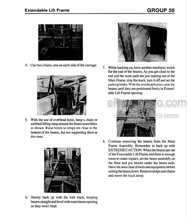 Photo 13 - Clark C500 Y950CH Service Manual Forklift SM580