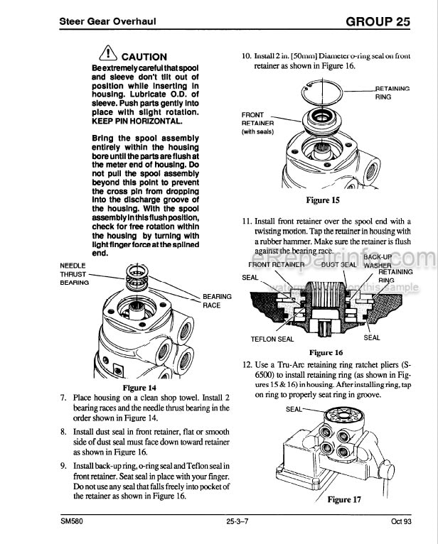 Photo 6 - Clark C500 Y950CH Service Manual Forklift SM580