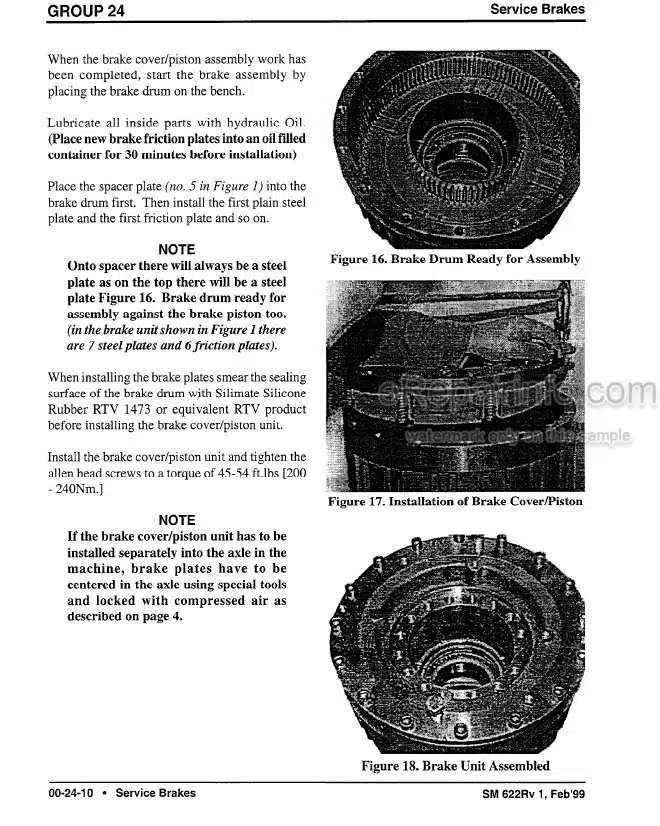 Photo 8 - Clark C500 Y180 C500 Y200 C500 Y225S C500 Y225L C500 Y250S C500 Y250L C500 Y300S C500 Y300L C500 Y350L Service Manual Forklift SM575