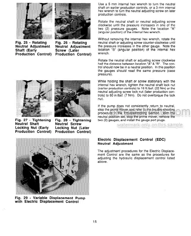 Photo 8 - Clark CDP100 CDP164 Service Manual Forklift SM622