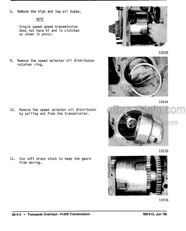 Photo 7 - Clark CMP15 CMP18 CMP20 CMP25 CMP30 Service Manual Forklift SM638