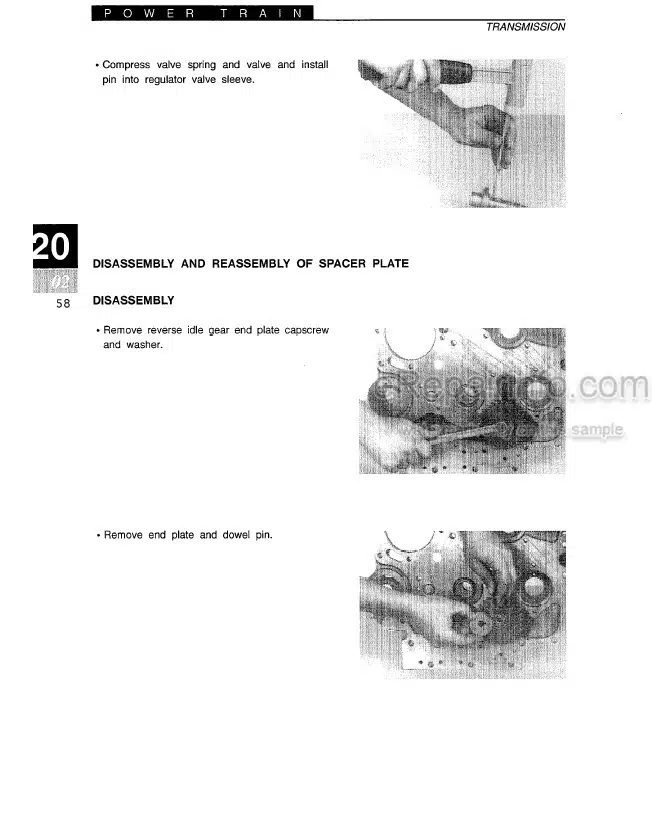 Photo 7 - Clark CPM15-20SD CMP15-20SL Service Manual Forklift SM710