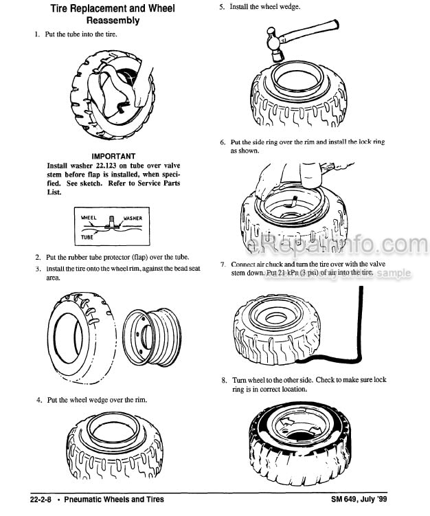 Photo 5 - Clark CMP50 CMP60 CMP70 Service Manual Forklift SM649
