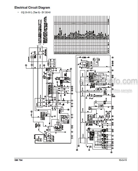 Photo 4 - Clark CQ20 CQ25 CQ30 CQ20D CQ25D CQ30D CQ20L CQ25L CQ30L Service Manual Forklift SM794