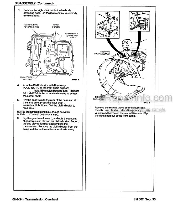 Photo 3 - Clark DT30E DT50E DT60E Service Manual Diesel Towing Tractor SM607D