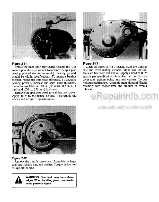 Photo 11 - Clark DT30E DT50E DT60E Service Manual Diesel Towing Tractor SM607D