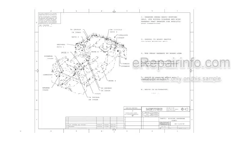 Photo 6 - Clark DT30E DT50E DT60E Service Manual Diesel Towing Tractor SM607D