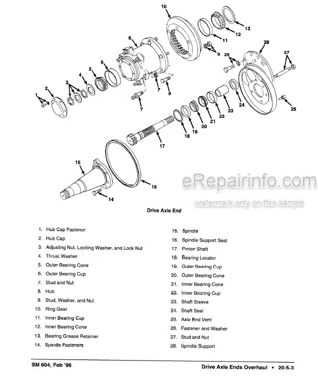 Photo 6 - Clark EC500 60B EC500 80B Service Manual Forklift SM604