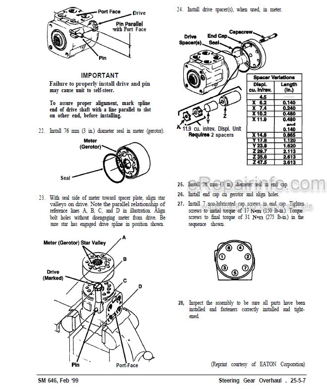 Photo 8 - Clark DT30E DT50E DT60E Service Manual Diesel Towing Tractor SM607D