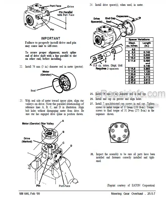 Photo 11 - Clark EC90 EC120 Service Manual Forklift SM646