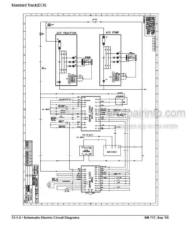 Photo 6 - Clark ECX20-32 EPX20-30 Service Manual Forklift SM717