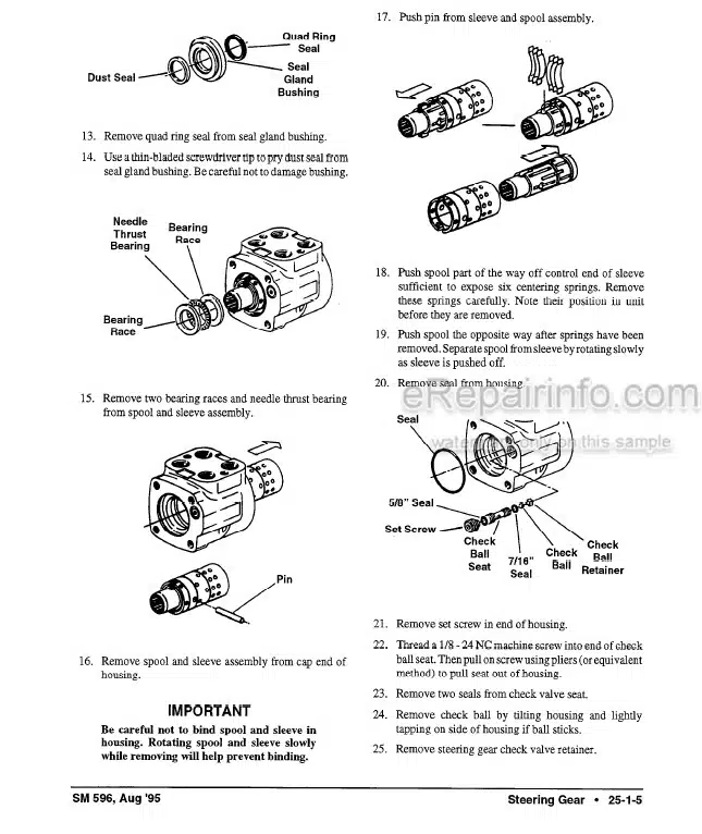 Photo 10 - Clark ESM12 ESM15S ESM15 ESM17 ESM20 ESM22 ESM25 Service Manual Forklift SM596