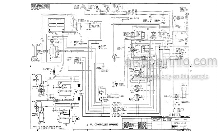 Photo 3 - Clark GCS GPS Service Manual Forklift SM520R