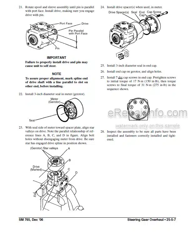 Photo 6 - Clark GEX20-30 Service Manual Forklift SM765