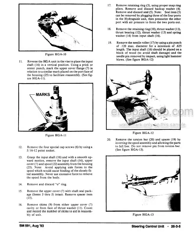 Photo 6 - Clark GPH50 GPH60 GPH70 GPH75 DPH50 DPH60 DPH75 Service Manual Forklift SM591