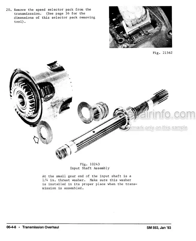 Photo 3 - Clark GPX30 GPX55 DPX30 DPX55 Service Manual Forklift SM593