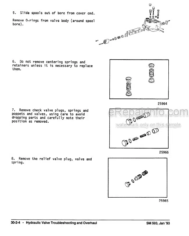 Photo 3 - Clark GPX35 GPX40 GPX50E Service Manual Forklift SM606