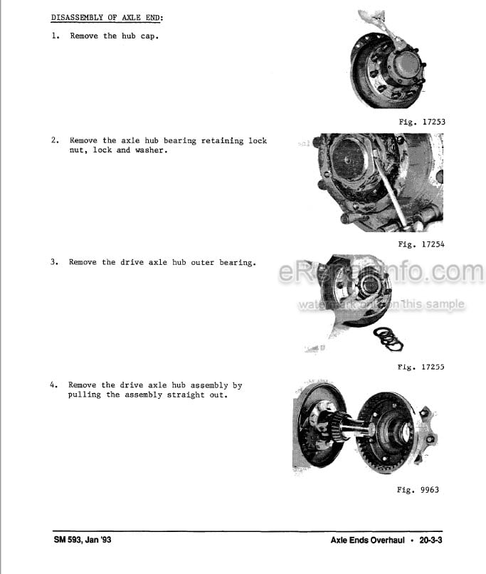 Photo 8 - Clark GPX30 GPX55 DPX30 DPX55 Service Manual Forklift SM593